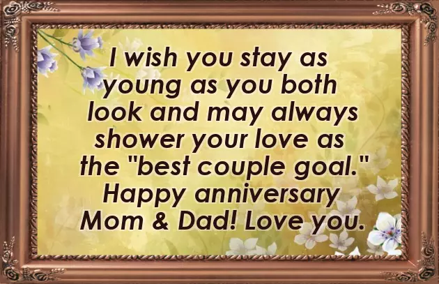 Mom Dad Anniversary Status In English