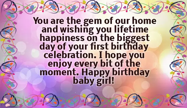 Happy Birthday To Cute Little Girl