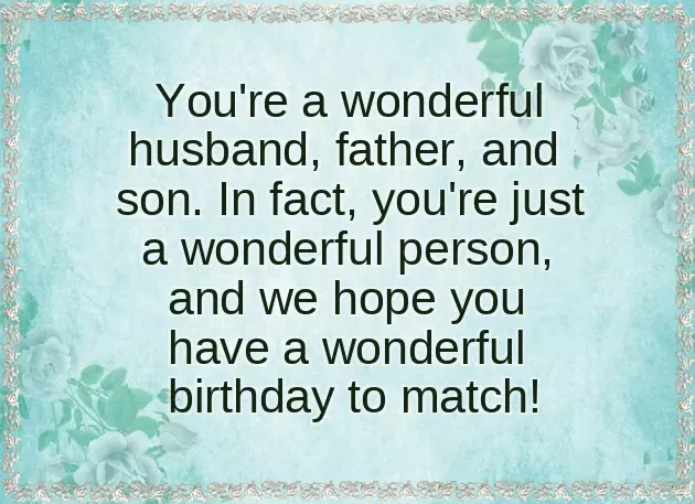 Happy Birthday Greetings To A Son In Law