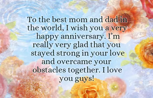 Happy Anniversary To Best Parents