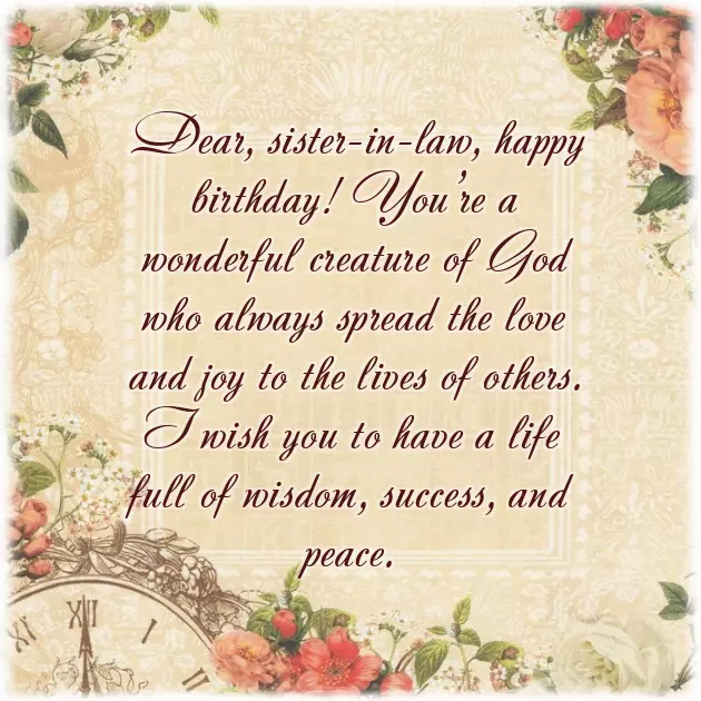 Birthday Wishes My Sister In Law Birthday Wishes My Sister In Law