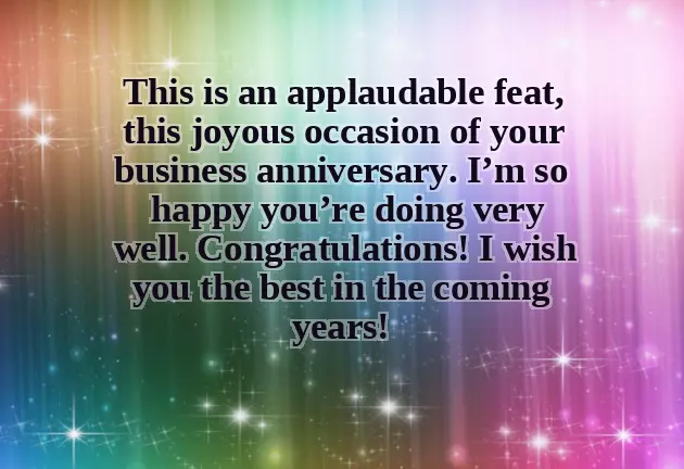 Congratulations For Success In Business