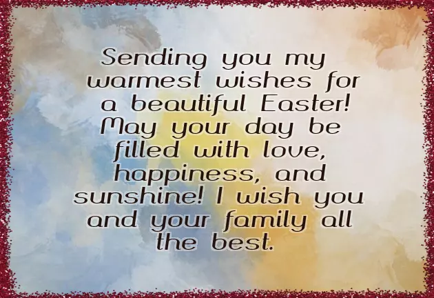 Easter Family Wishes Easter Family Wishes
