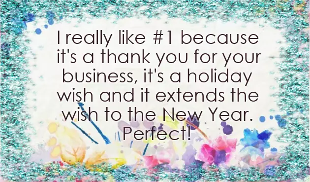 Christmas And New Year Greetings Messages For Business