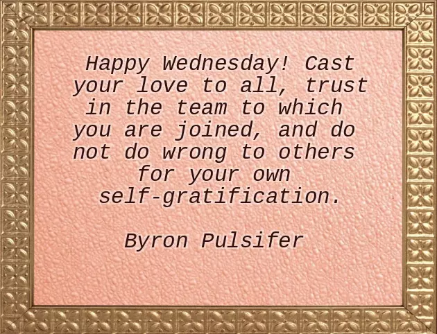 Good Evening Wednesday Good Evening Wednesday