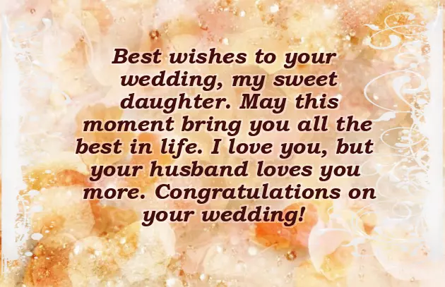 Wedding Day Wishes For Daughter And Son In Law Wedding Day Wishes For Daughter And Son In Law