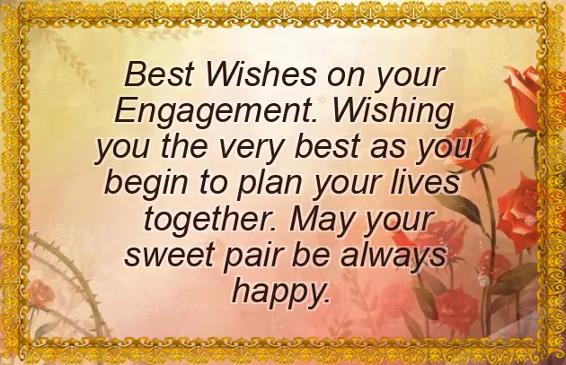Best Wishes On Engagement To Friend