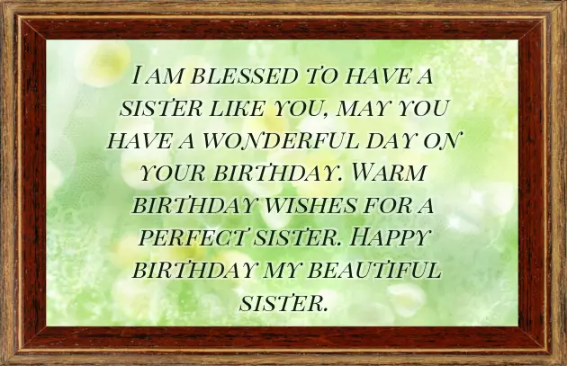 Happy Birthday My Little Sister Wishes