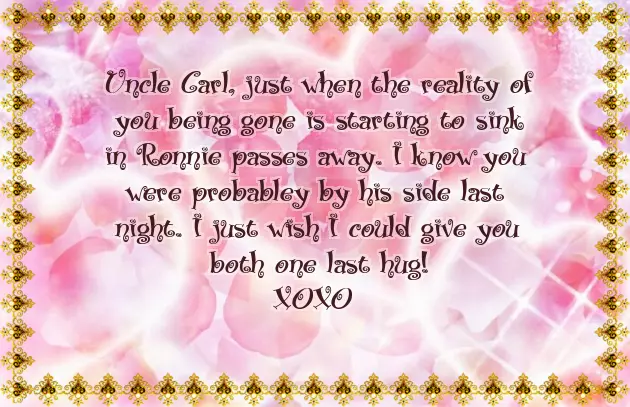 Happy Birthday Uncle Carl