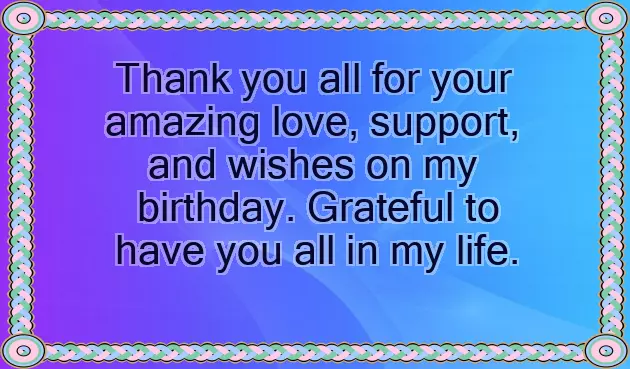 Thank U Friends For Your Wishes