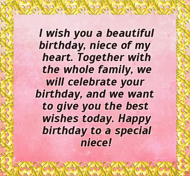 Birthday Wishes For S Niece