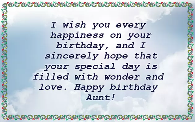 Big Aunty Birthday Wishes Big Aunty Birthday Wishes