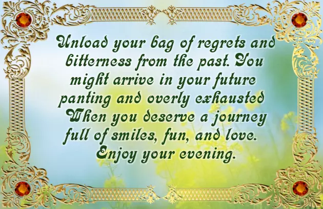 Good Evening Text Message