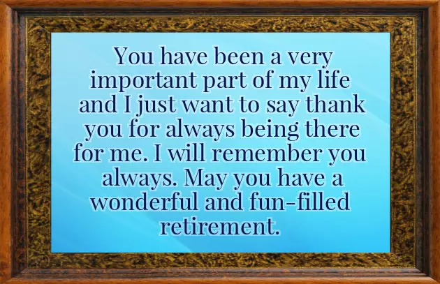 Retirement Wishes To A Coworker