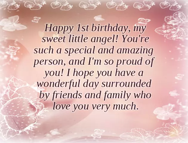 My Daughter 1St Birthday Quotes