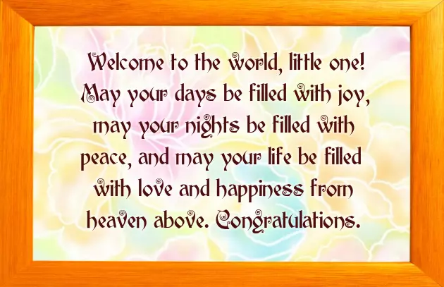 Congratulations Sister For Baby Girl