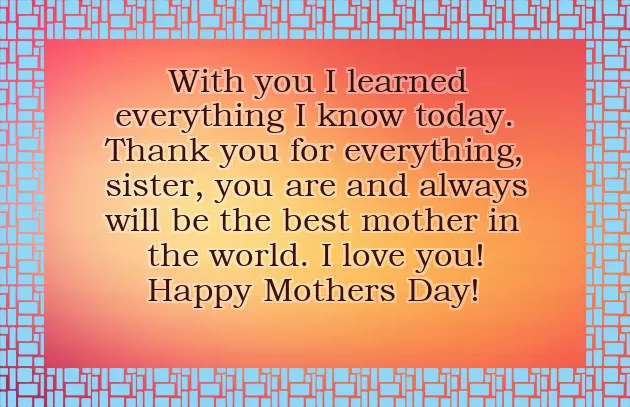 Mothers Day Greetings For Sister Mothers Day Greetings For Sister
