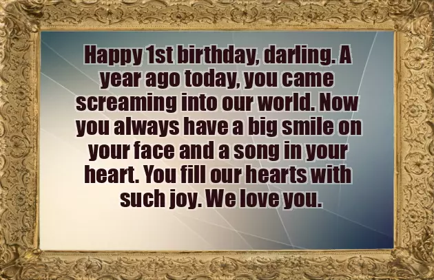 Granddaughter First Birthday Quotes