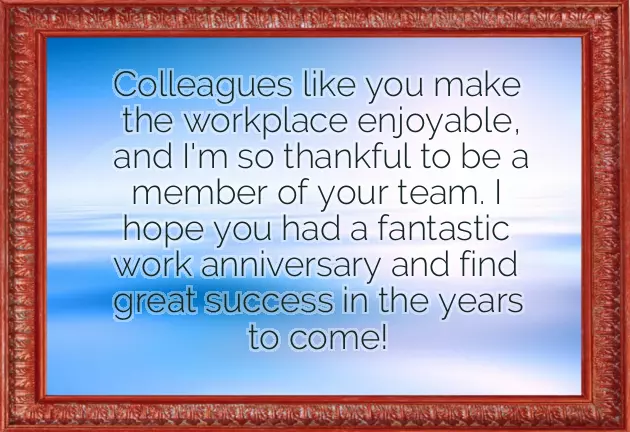 Anniversary Wishes For Work Anniversary Wishes For Work