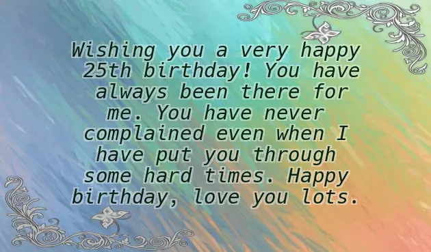 25Th Birthday Wishes For Nephew