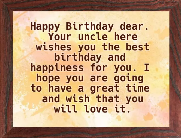 Birthday Wish For Nephew Boy Birthday Wish For Nephew Boy