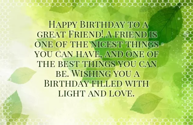 Happy Birthday Wishes For Friend In Whatsapp