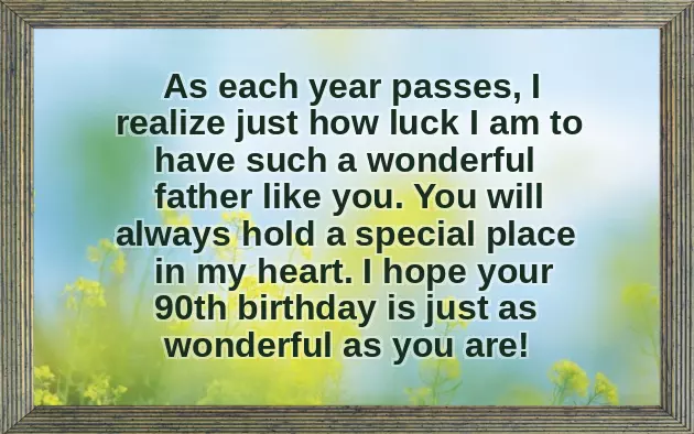 Wishes To Grandfather