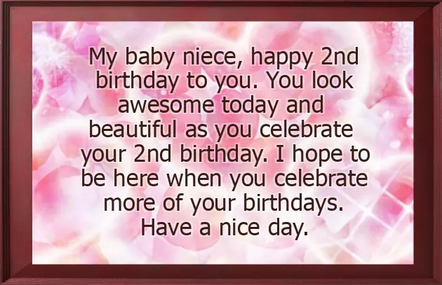 Birthday Wishes For 2 Years Old Niece Birthday Wishes For 2 Years Old Niece