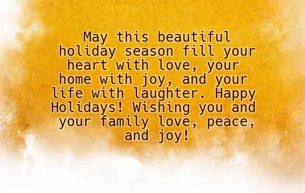 I Wish You A Great Year