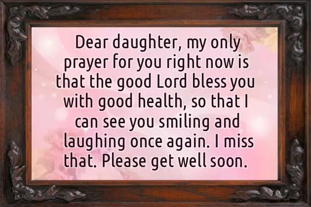 Get Well Message For My Love