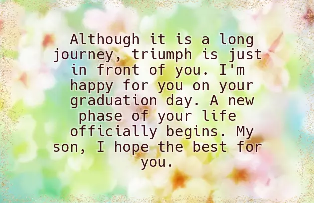 Congratulations Message For Son Achievement Congratulations Message For Son Achievement