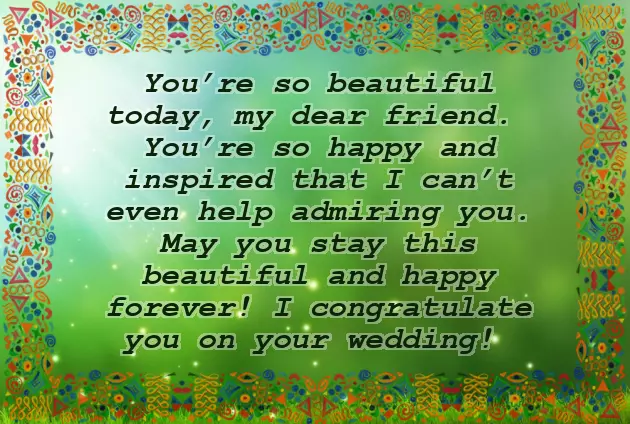 Marriage Congratulations