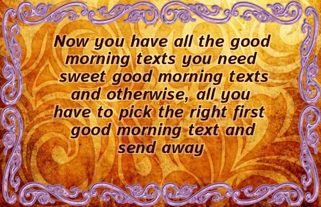 Some Good Morning Messages Some Good Morning Messages