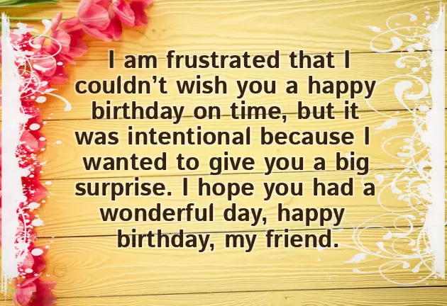 Happy Belated Birthday Female Happy Belated Birthday Female