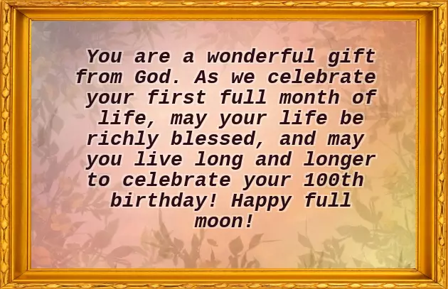 Baby Full Moon Wishes Baby Full Moon Wishes