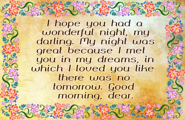 Beautiful Romantic Good Morning Messages For Her