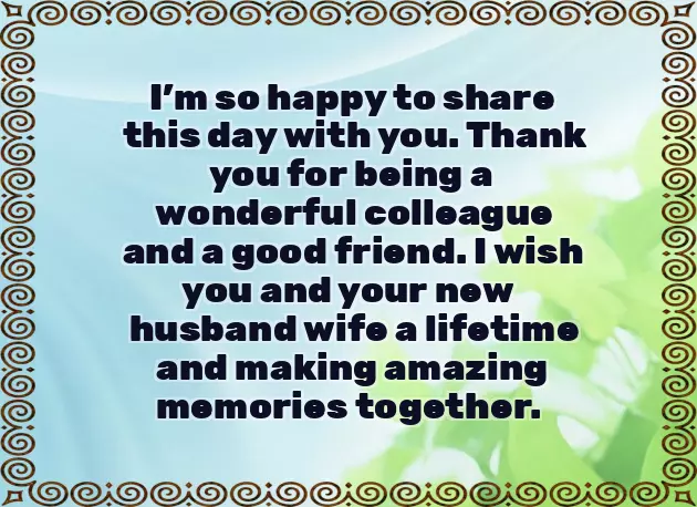 Casual Wedding Wishes