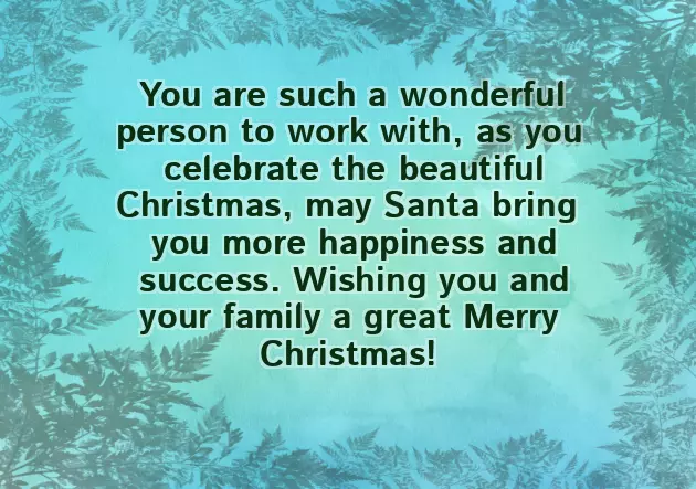 Merry Christmas Messages For Colleagues