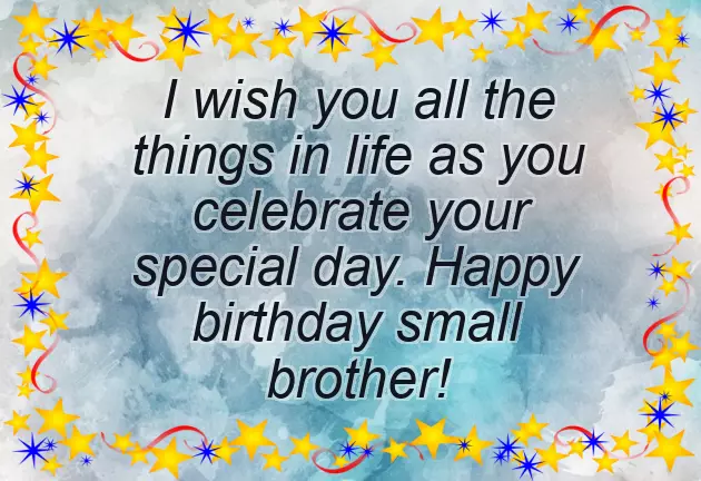 Quotes For Brother On His Birthday