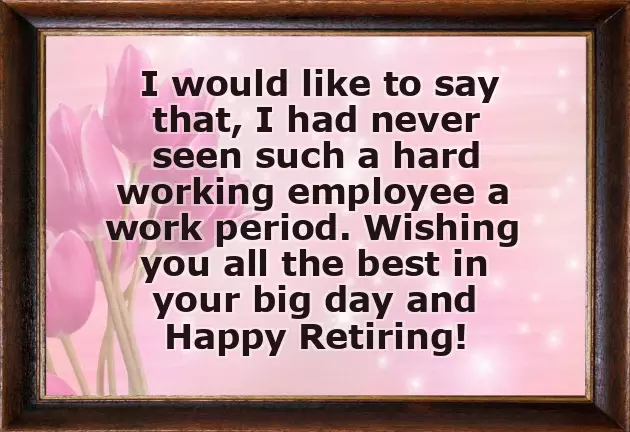 Retirement Wishes With Name