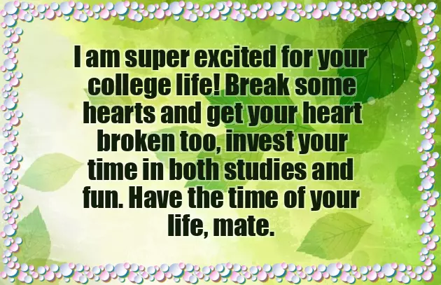 Good Luck In College Good Luck In College