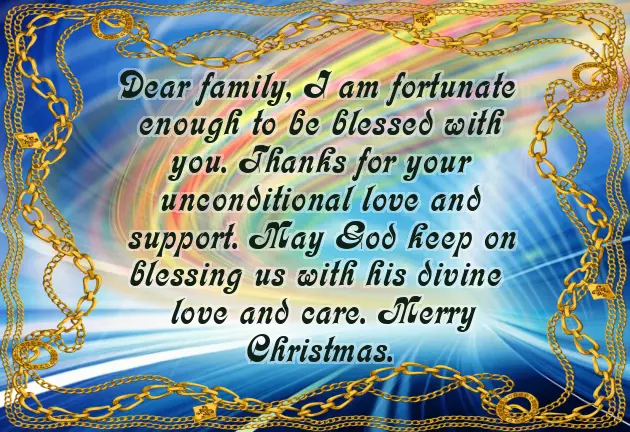 Christmas Wishes To You And Your Family