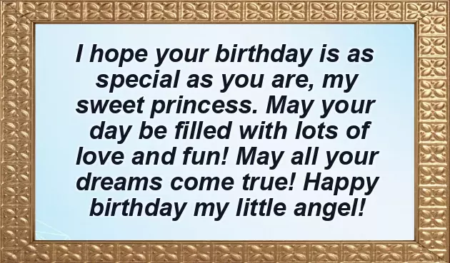 Birthday Wishes For Our Little Princess Birthday Wishes For Our Little Princess