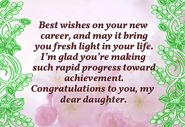 First Job Congratulations