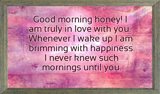 The Sweetest Good Morning Message For Her