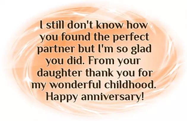 Wedding Anniversary Message For Parents