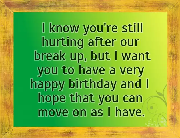 Happy Birthday Text To Ex Happy Birthday Text To Ex