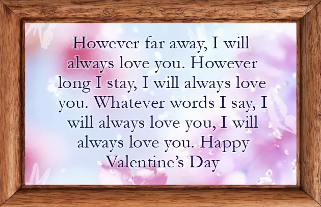 Valentine Wishes For My Girlfriend