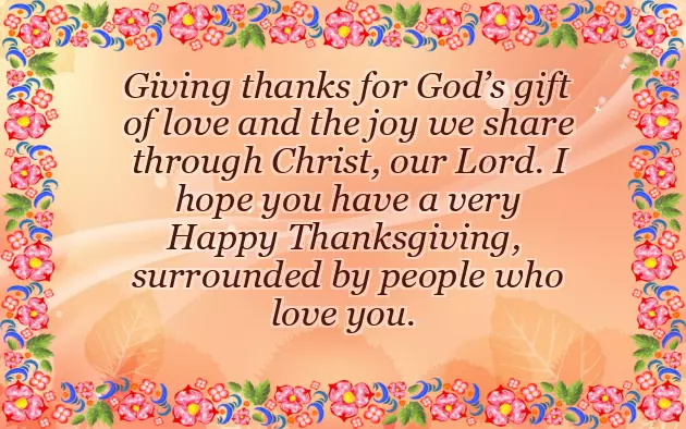 Religious Thanksgiving Greetings