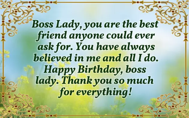 Happy Birthday Lady Boss Quotes